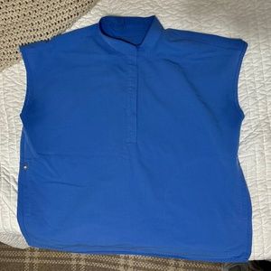 Size M, ceil blue, FIGS Rafaela scrub top